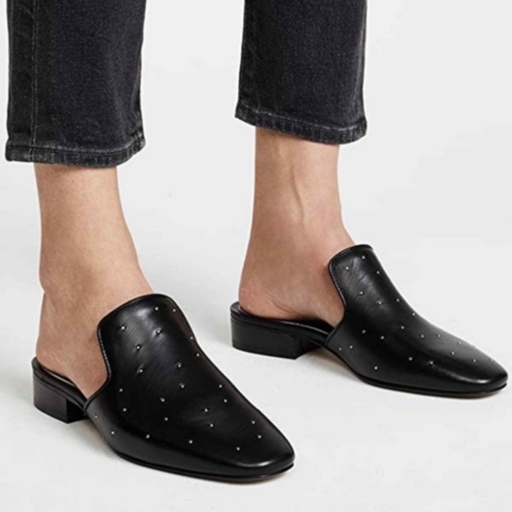 Rag & Bone Luis Studded Mules Size 36